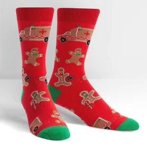 Sock It To Me Men's Crew Socks - Break a Leg