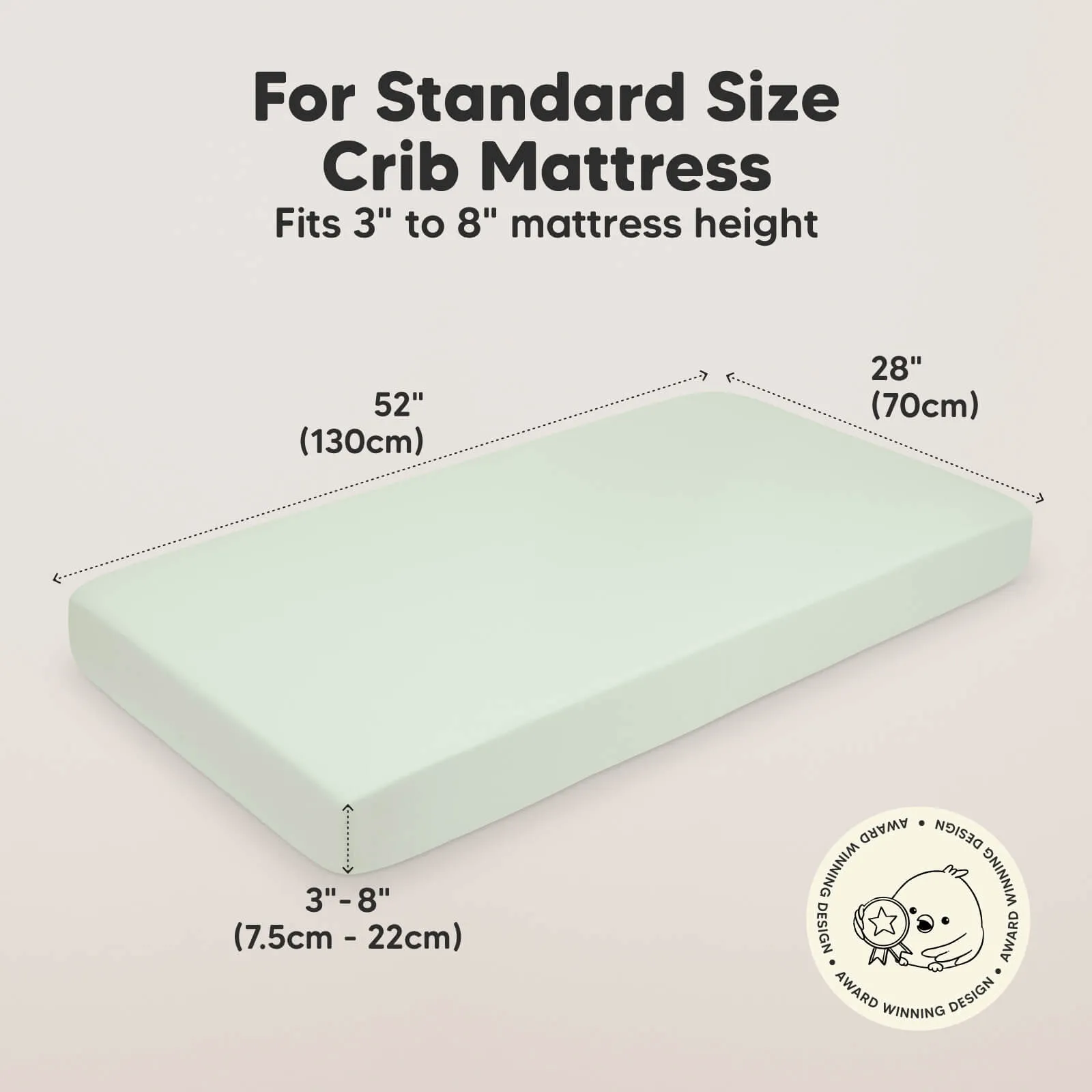 Soothe Fitted Crib Sheet (Wildflowers)