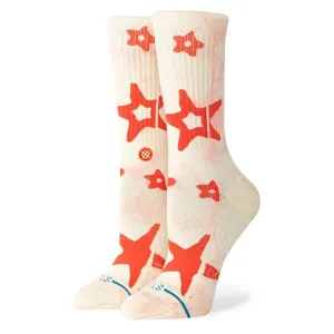 Stance Socks Starry Eyed Womens Crew Socks - Cream