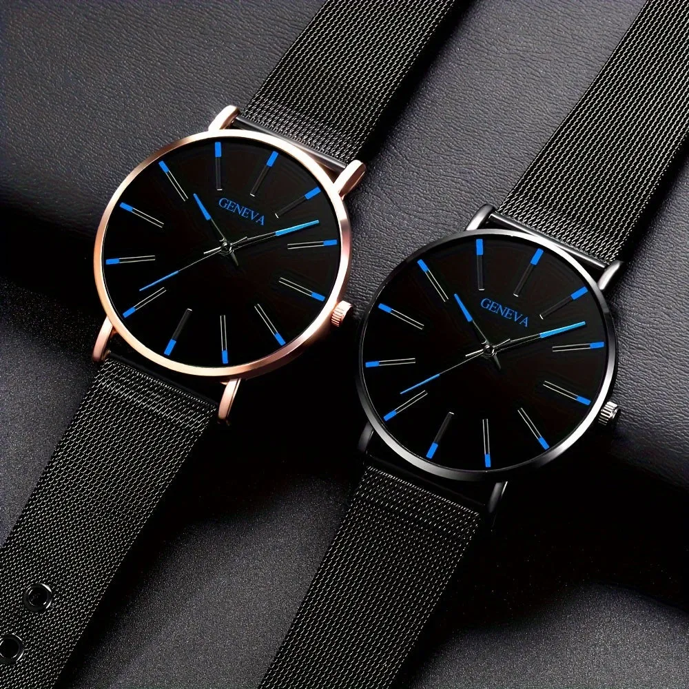 Stylish Mens Quartz Watch  Perfect Gift for Fashionable Men