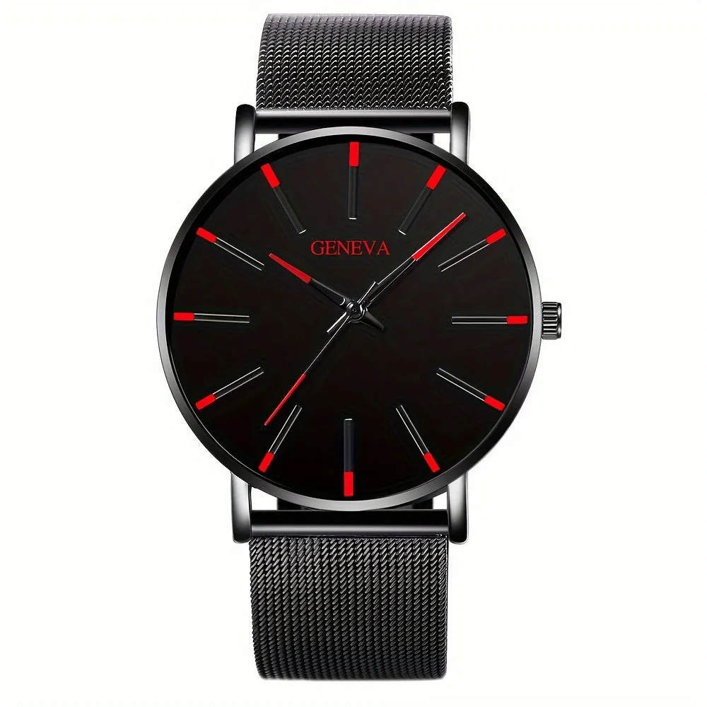 Stylish Mens Quartz Watch  Perfect Gift for Fashionable Men