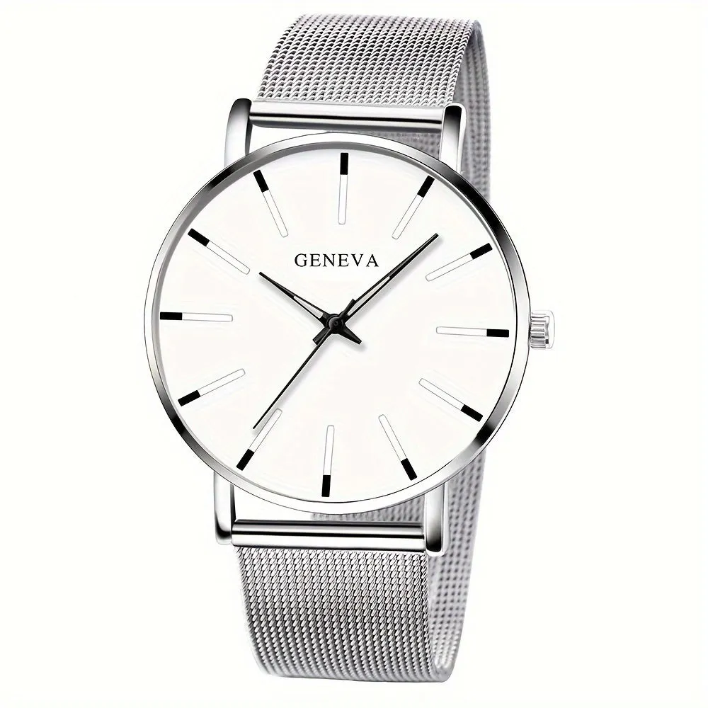 Stylish Mens Quartz Watch  Perfect Gift for Fashionable Men