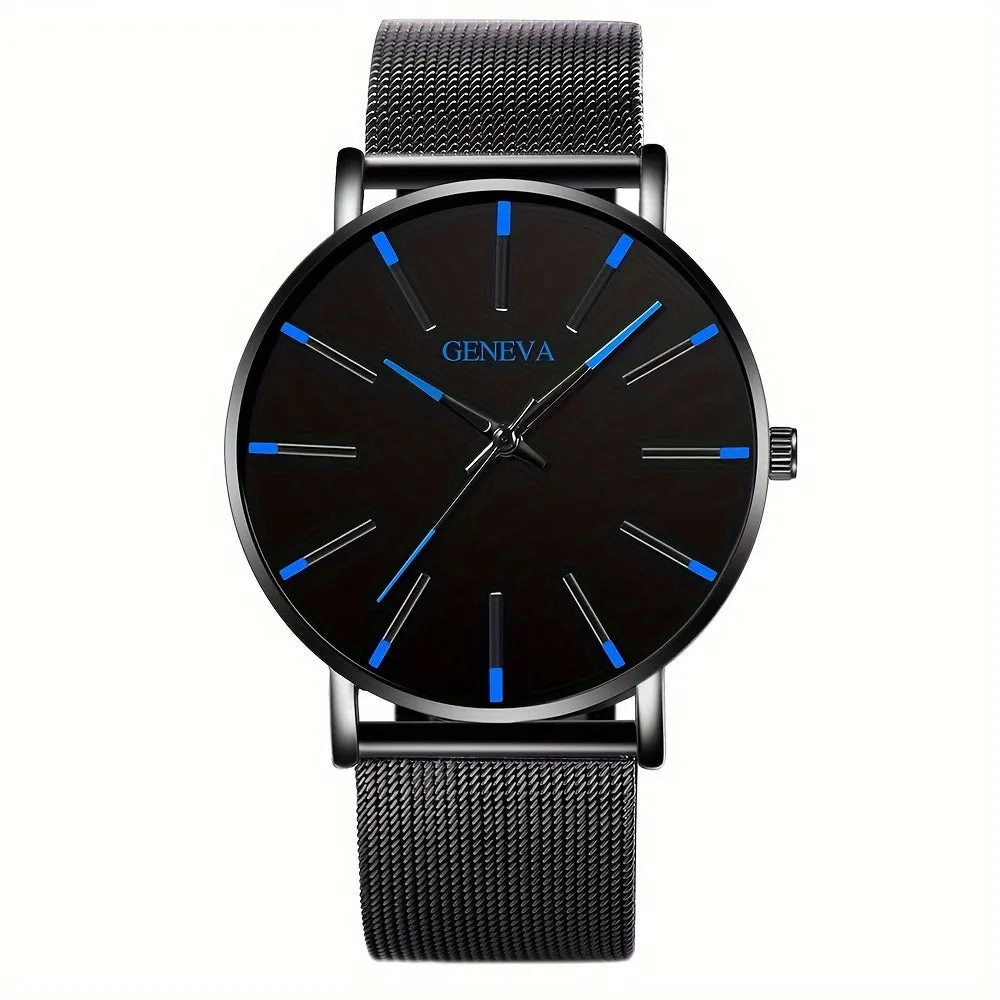 Stylish Mens Quartz Watch  Perfect Gift for Fashionable Men