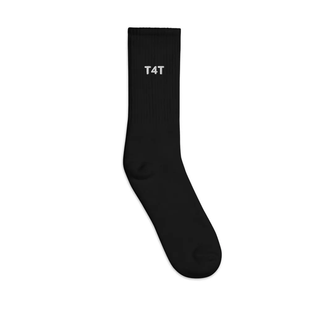 T4T Embroidered Socks
