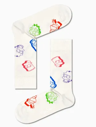 The Simpsons Family Faces Sock (1300)