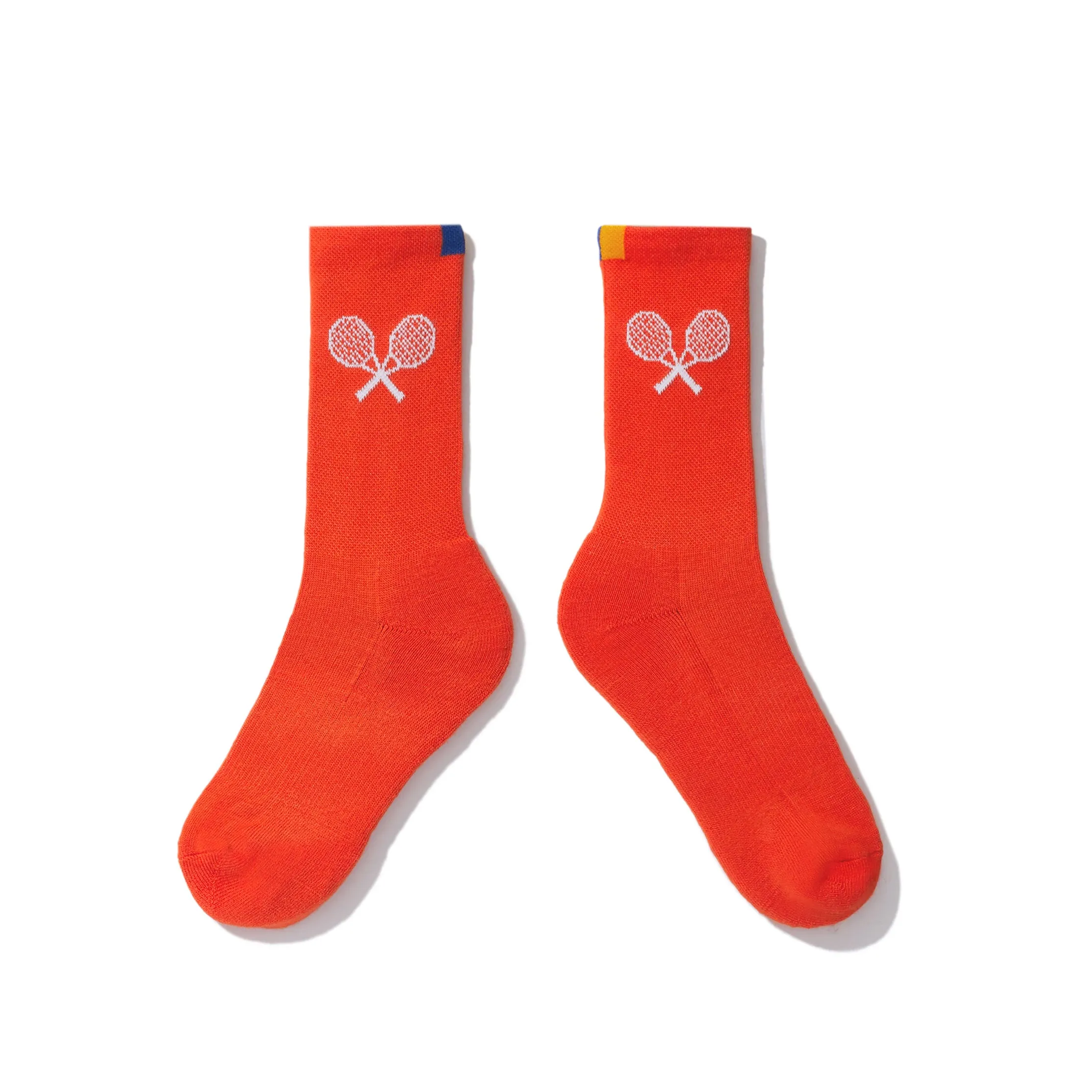 The Women's Racket Sock - Poppy
