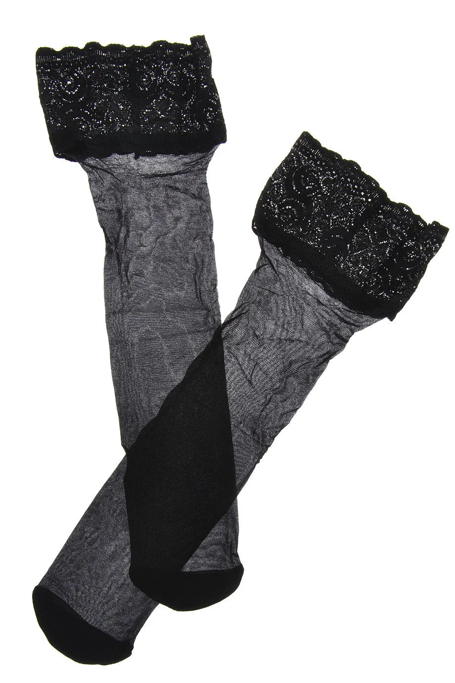 TRASPARENZE GAD LIPARI Black Lace Socks