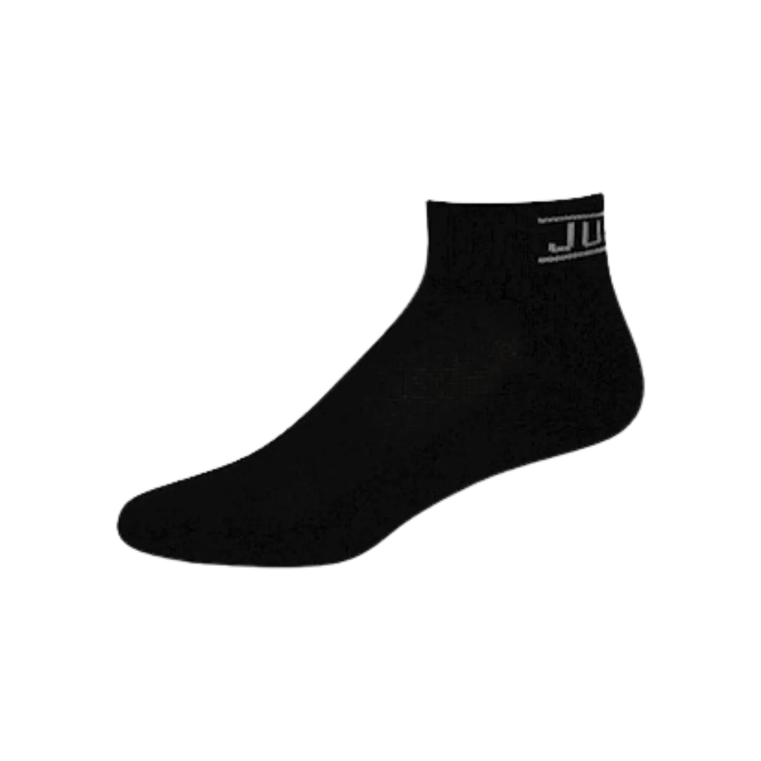Trenditions Justin Men's Low Cut Black Sock