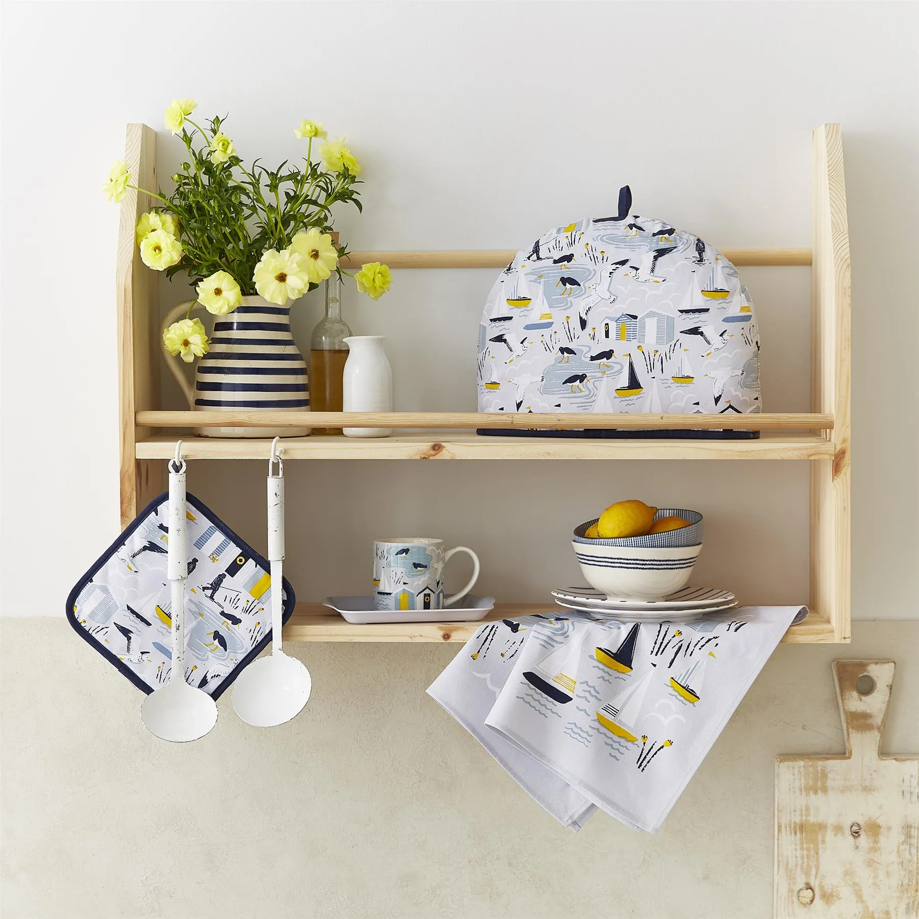 Ulster Weavers Seashore Placemat - 4 Pack One Size in Blue