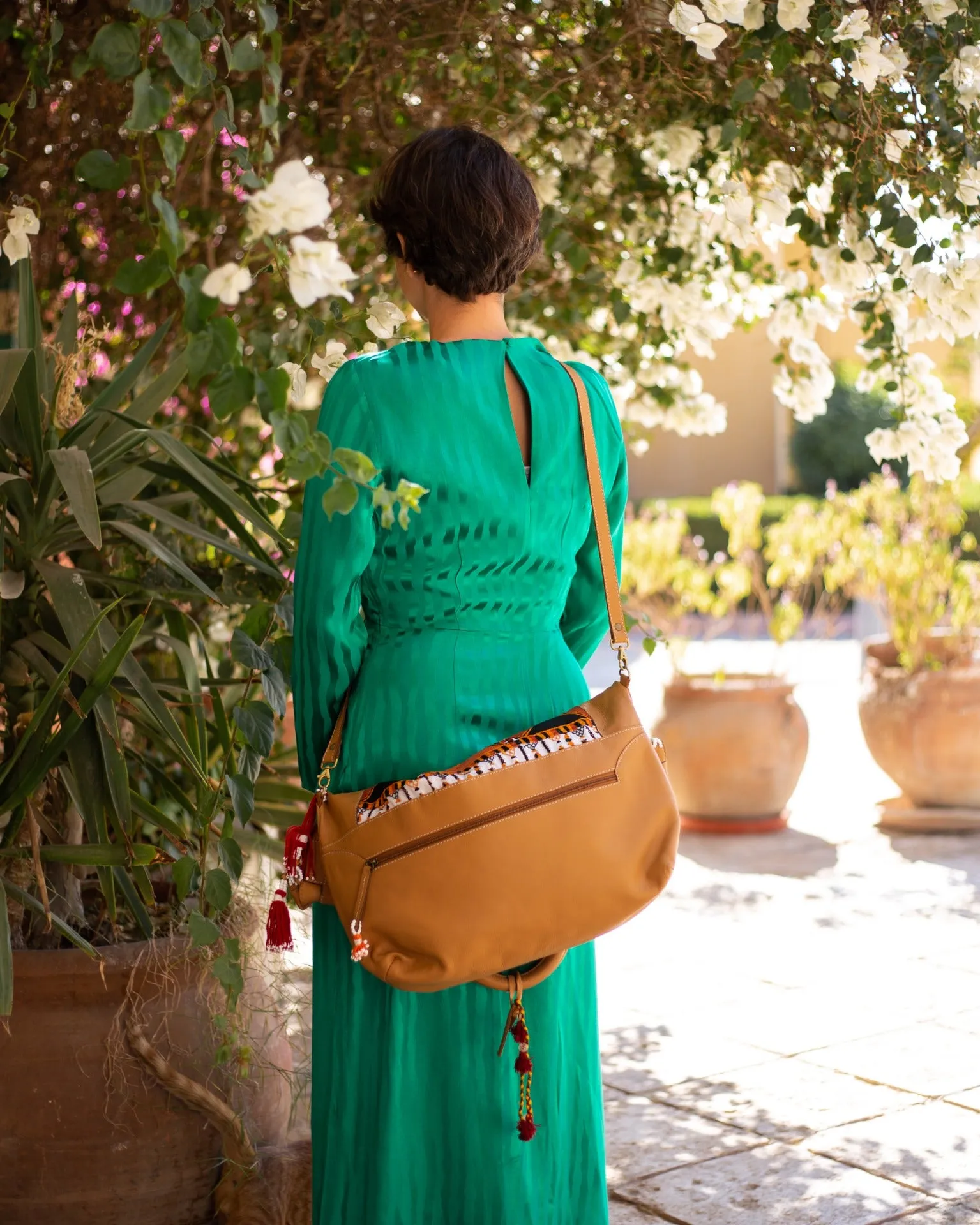 Vintage Leather Bag Large Siwa