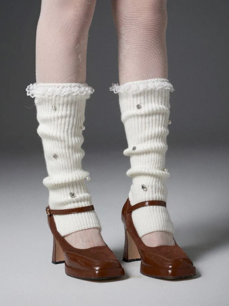 Warm knitted socks sock covers【s0000005335】