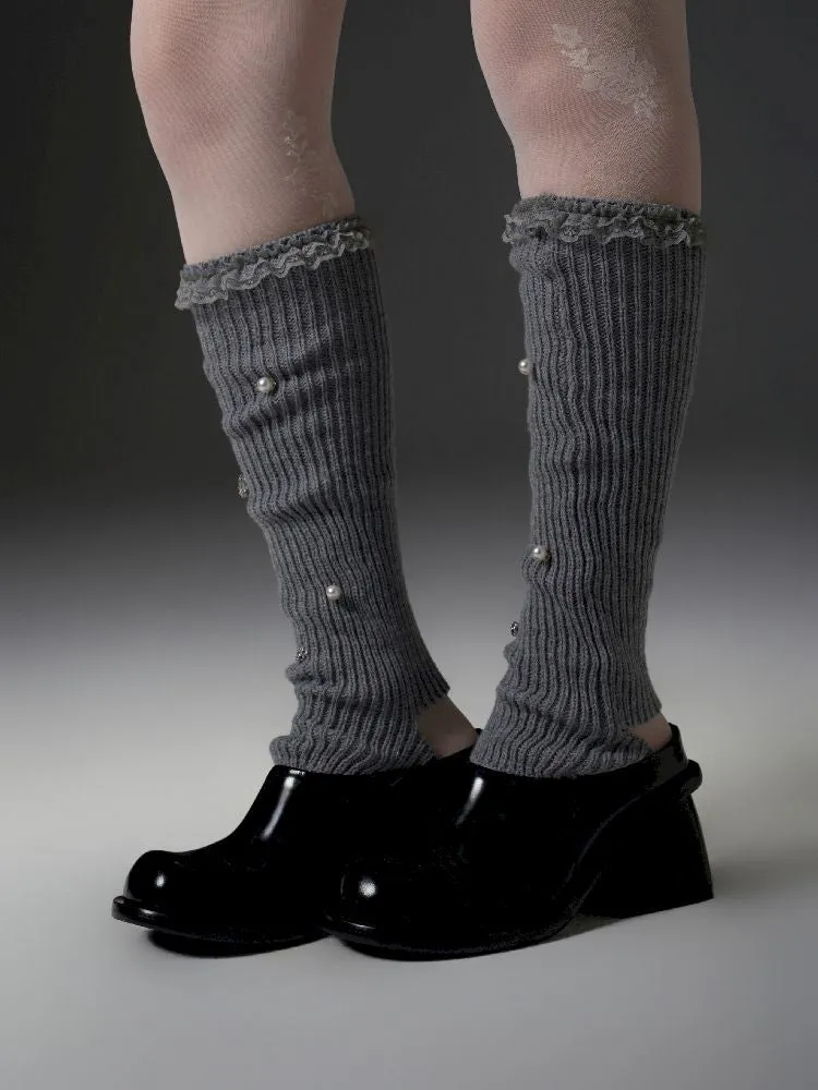 Warm knitted socks sock covers【s0000005335】