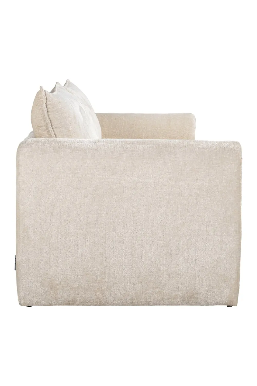 White Chenille Modern Sofa | OROA Sandro