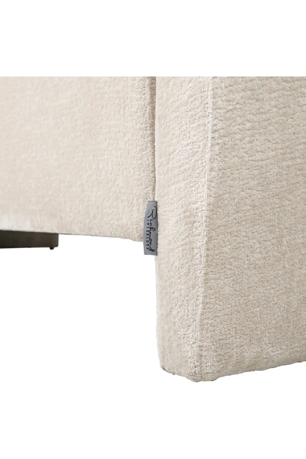 White Chenille Modern Sofa | OROA Sandro