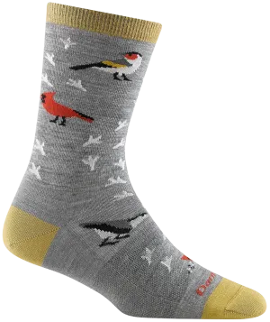 Women's Crew Twitterpated Lightweight Lifestyle Socks (Gray)