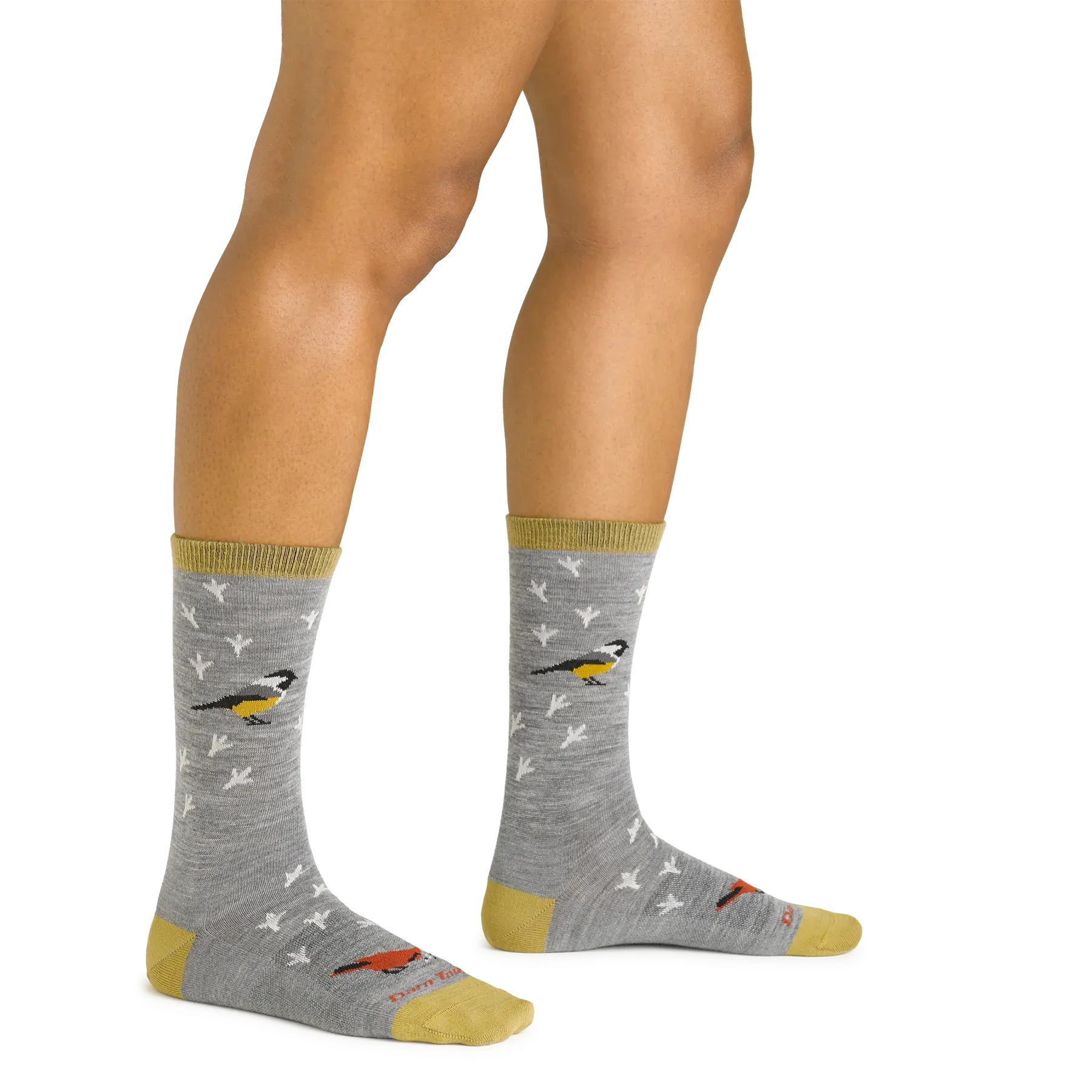 Women's Crew Twitterpated Lightweight Lifestyle Socks (Gray)