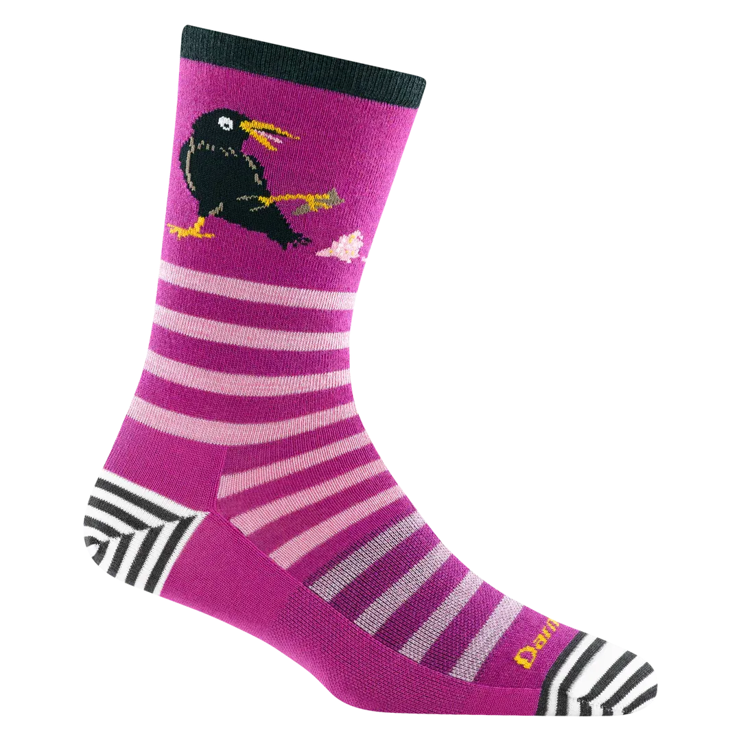 Women's Darn Tough Animal Haus Crew Lightweight Lifestyle Sock Color: Clover